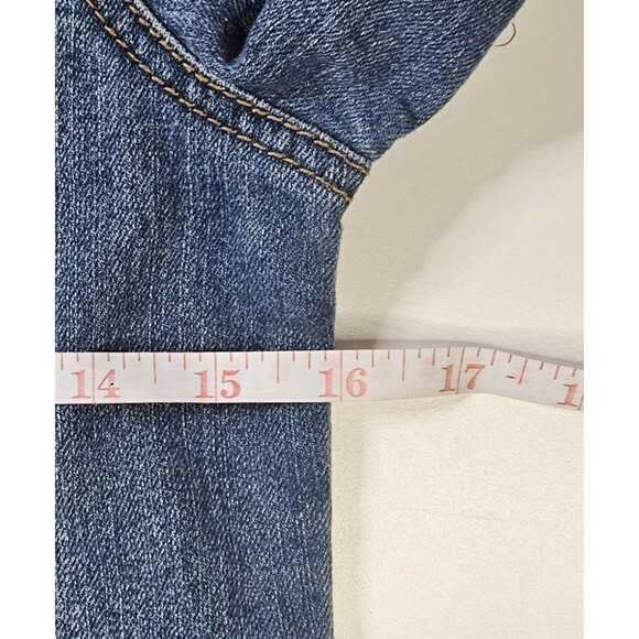 Girls The Childrens Place Blue Denim Jacket Size Large10/12 - Picture 5 of 6